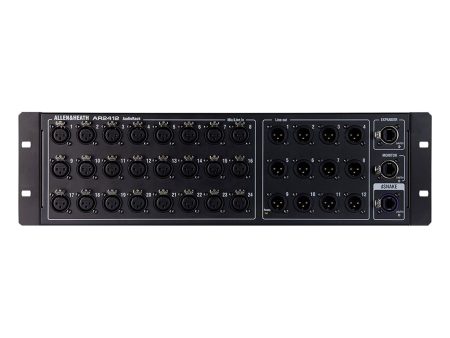 Allen & Heath AR2412 Remote Audio Rack For GLD Digital Mixing System, Black Fashion