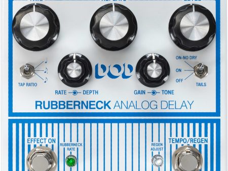 DOD Rubberneck Analog Delay Pedal with Tap Tempo Online now