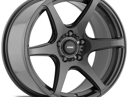 Konig Tandem 16x7.5 5x100 ET45 Gloss Graphite Fashion