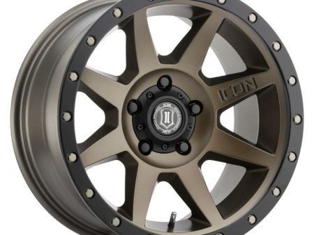 ICON Rebound 17x8.5 5x5.5 0mm Offset 4.75in BS Bronze Wheel Fashion