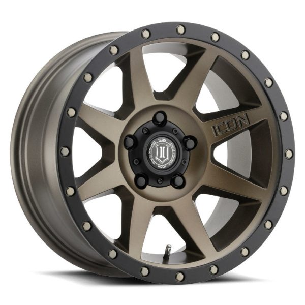 ICON Rebound 17x8.5 5x5.5 0mm Offset 4.75in BS Bronze Wheel Fashion