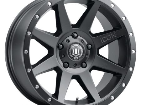 ICON Rebound 20x9 6x135 16mm Offset 5.625in BS Satin Black Wheel For Discount