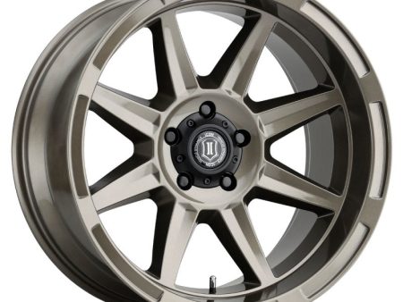 ICON Bandit 20x10 5x5 -24mm Offset 4.5in BS Gloss Bronze Wheel Supply