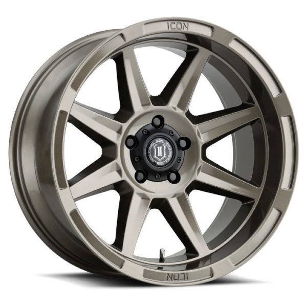 ICON Bandit 20x10 5x5 -24mm Offset 4.5in BS Gloss Bronze Wheel Supply