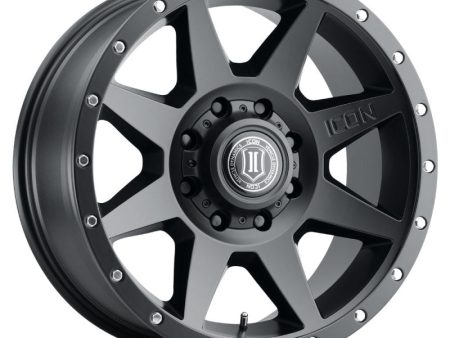 ICON Rebound 20x9 8x180 12mm Offset 5.5in BS Satin Black Wheel For Discount