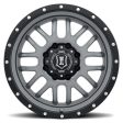 ICON Alpha 20x9 6x135 16mm Offset 5.625in BS Gunmetal Wheel For Cheap