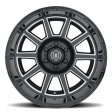 ICON Recoil 20x10 6x135 -24mm Offset 4.5in BS Gloss Black Milled Spokes Wheel Hot on Sale