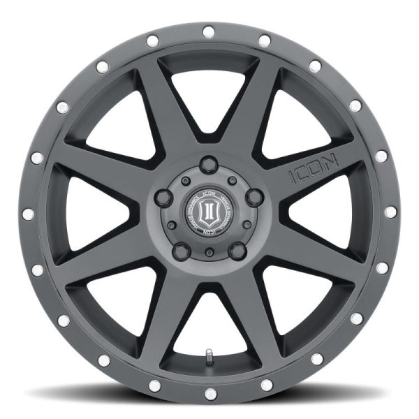 ICON Rebound 20x9 6x5.5 0mm Offset 5in BS Satin Black Wheel on Sale