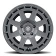 ICON Compass 17x8.5 6x135 6mm Offset 5in BS Satin Black Wheel For Sale