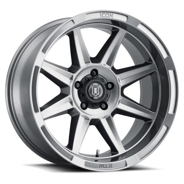 ICON Bandit 20x10 6x5.5 -24mm Offset 4.5in BS Gunmetal Wheel For Sale