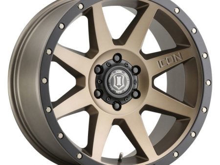 ICON Rebound 20x9 5x150 16mm Offset 5.625in BS Bronze Wheel For Cheap