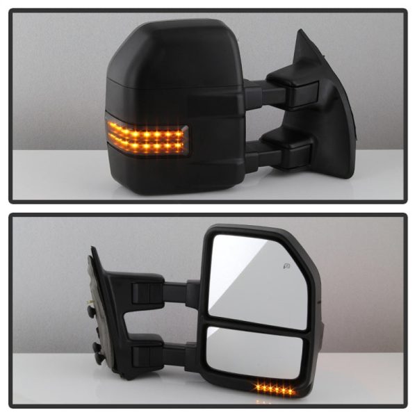 xTune 08-15 Ford F-250 SD Heated Adj LED Signal Power Mirror - Smk (MIR-FDSD08S-G4-PW-RSM-SET) Discount