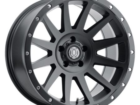 ICON Compression 20x10 6x5.5 -19mm Offset 4.75inBS Satin Black Wheel Cheap