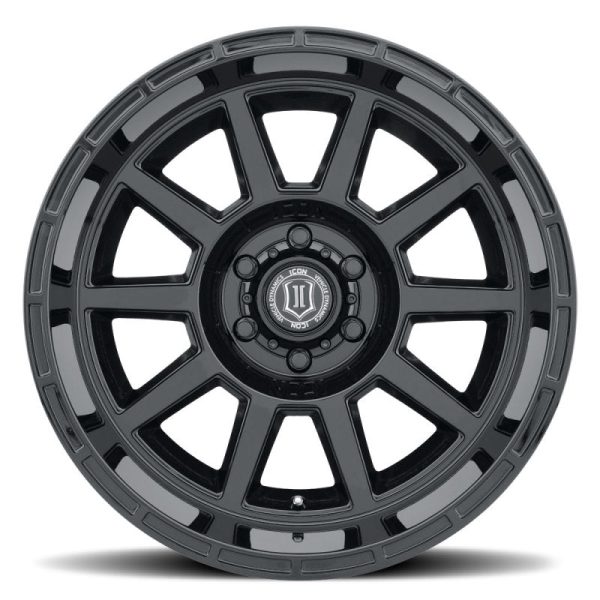 ICON Recoil 20x10 5x150 -24mm Offset 4.5in BS Gloss Black Wheel Sale