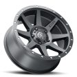 ICON Rebound 20x9 6x5.5 0mm Offset 5in BS Satin Black Wheel on Sale