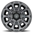 ICON Thrust 17x8.5 5x4.5 0mm Offset 4.75in BS Smoked Satin Black Tint Wheel Hot on Sale